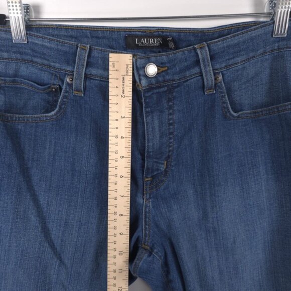 LAUREN RALPH LAUREN Classic Straight HighRise Jeans Zip Fly MEXICO🇲🇽MADE - Picture 6 of 12
